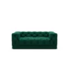 Samtstoff 2-Sitzer Couch Meliva