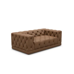 Echtleder 2-Sitzer Couch Meliva