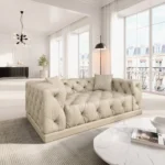 Kunstleder 2-Sitzer Couch Meliva