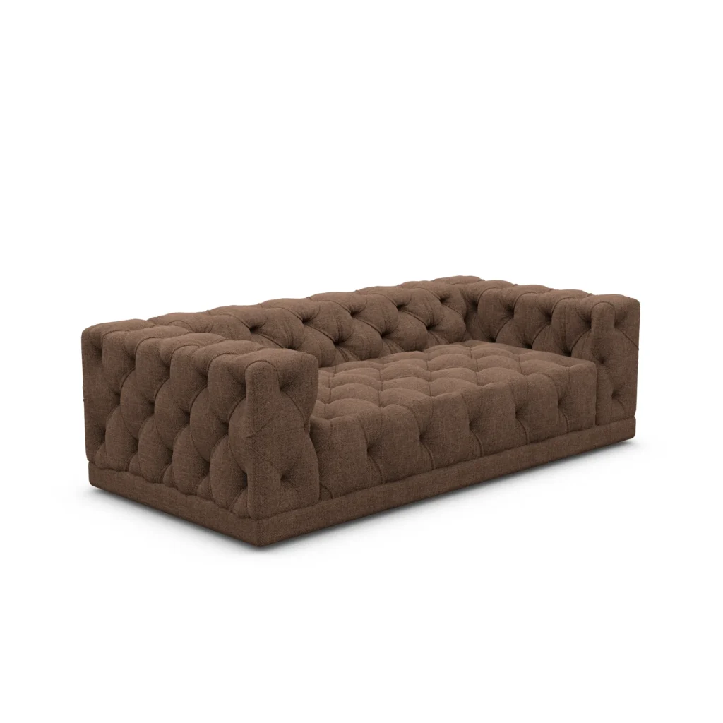 Strukturstoff 3-Sitzer Couch Meliva