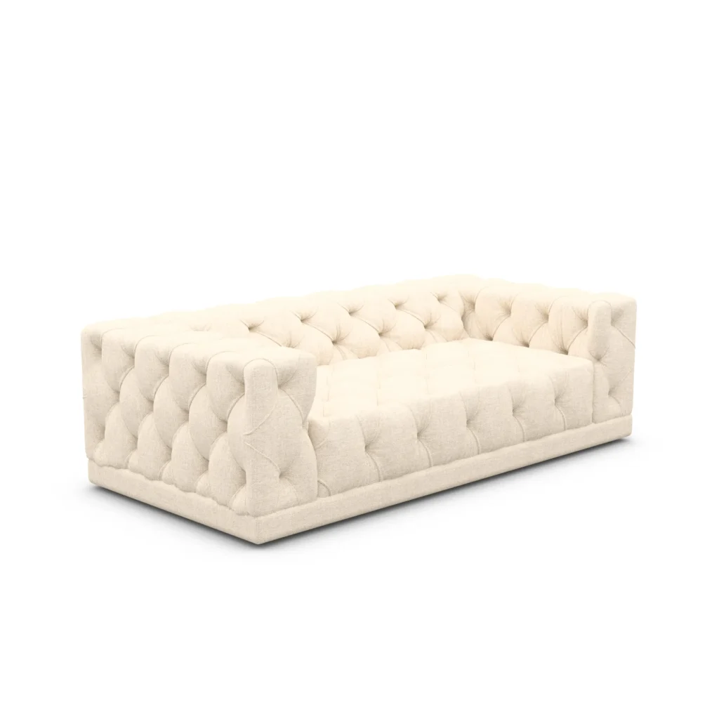 Strukturstoff 3-Sitzer Couch Meliva