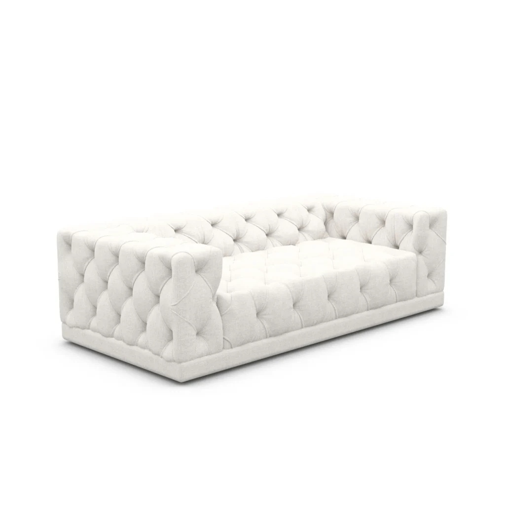 Strukturstoff 3-Sitzer Couch Meliva