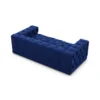 Samtstoff 3-Sitzer Couch Meliva