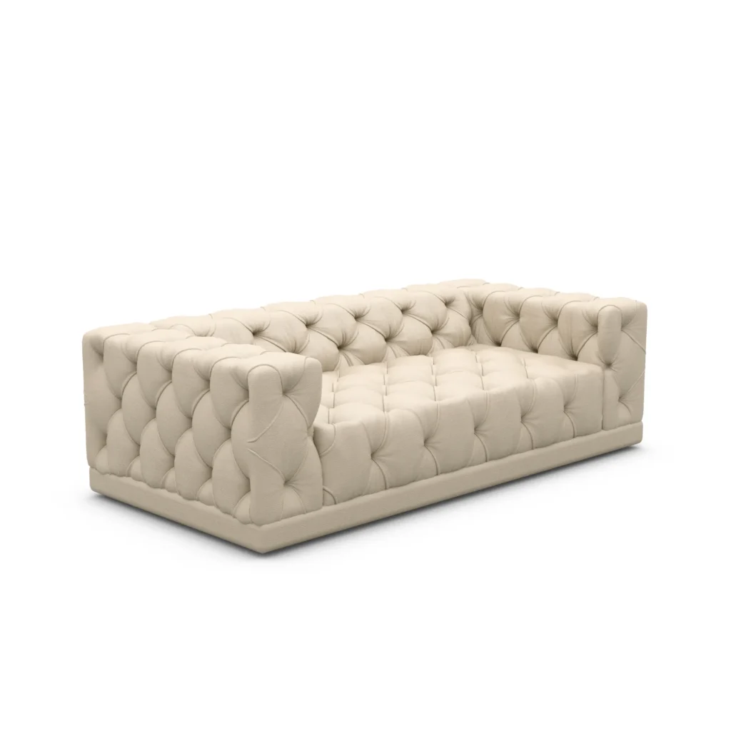 Kunstleder 3-Sitzer Couch Meliva