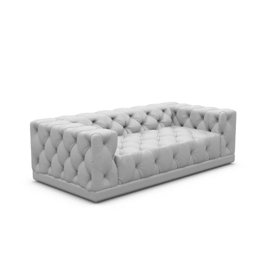 Kunstleder 3-Sitzer Couch Meliva