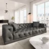 Echtleder 4-Sitzer Couch Meliva