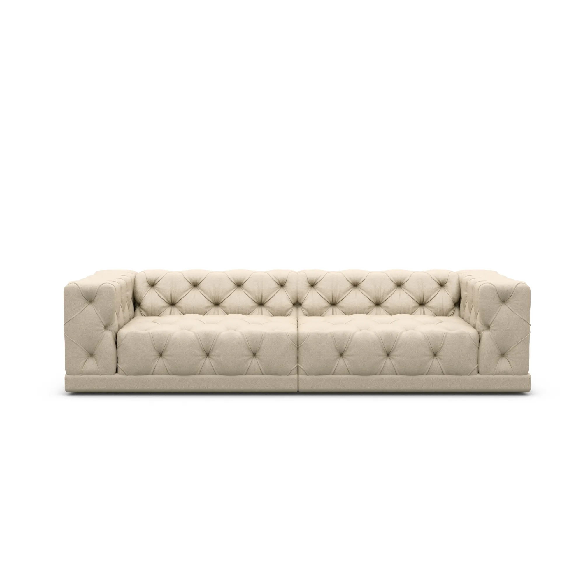 Kunstleder 4-Sitzer Couch Meliva