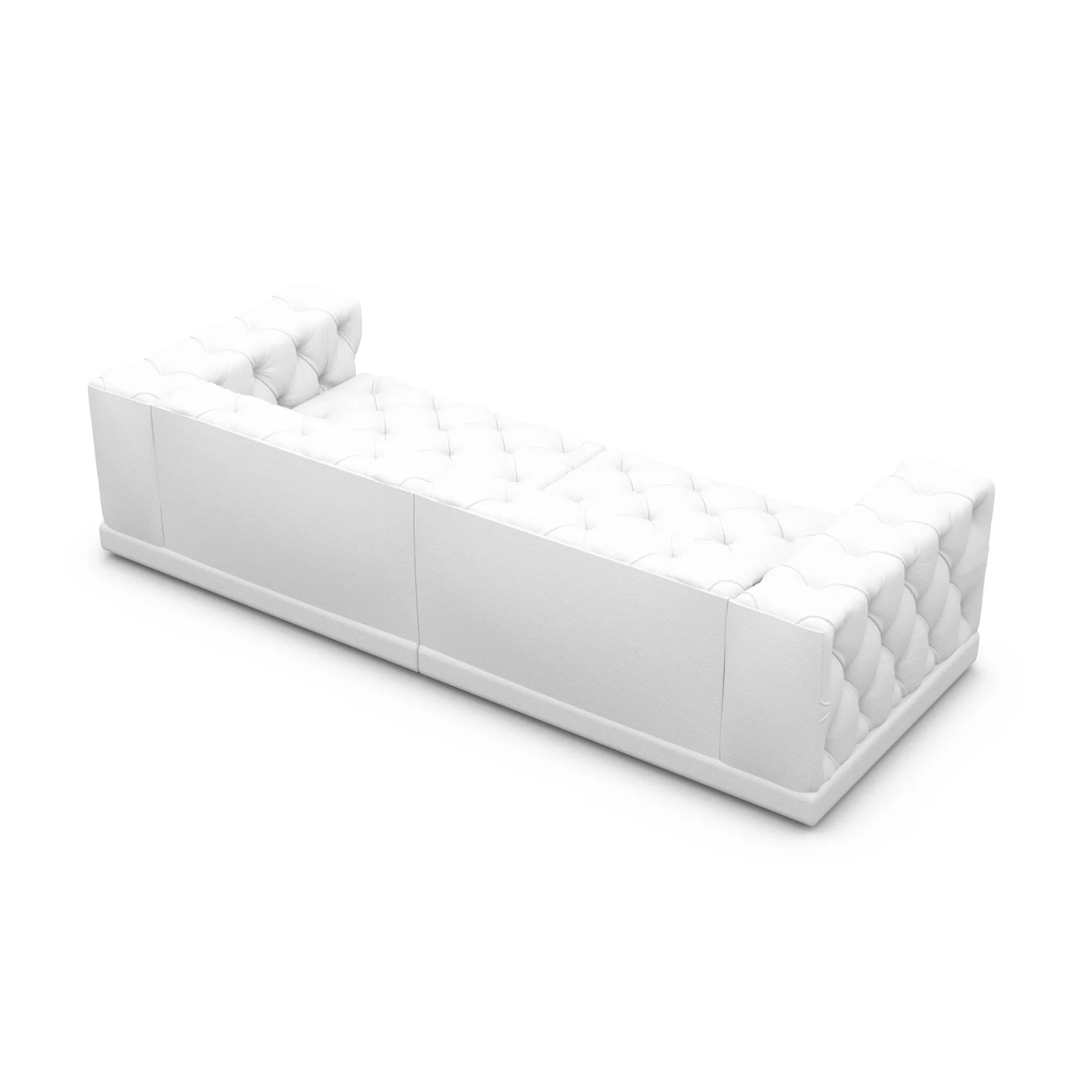 Kunstleder 4-Sitzer Couch Meliva