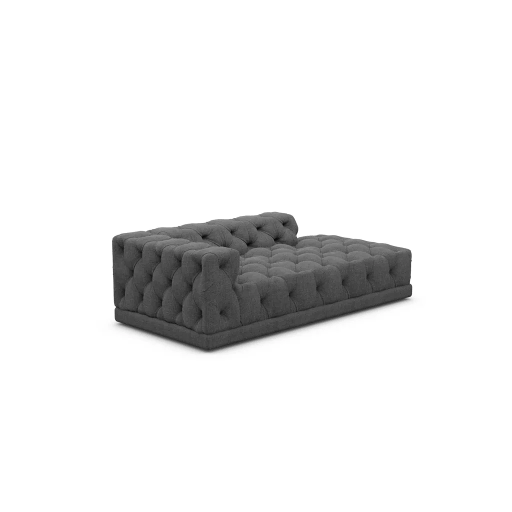 Strukturstoff Chaise Lounge Meliva