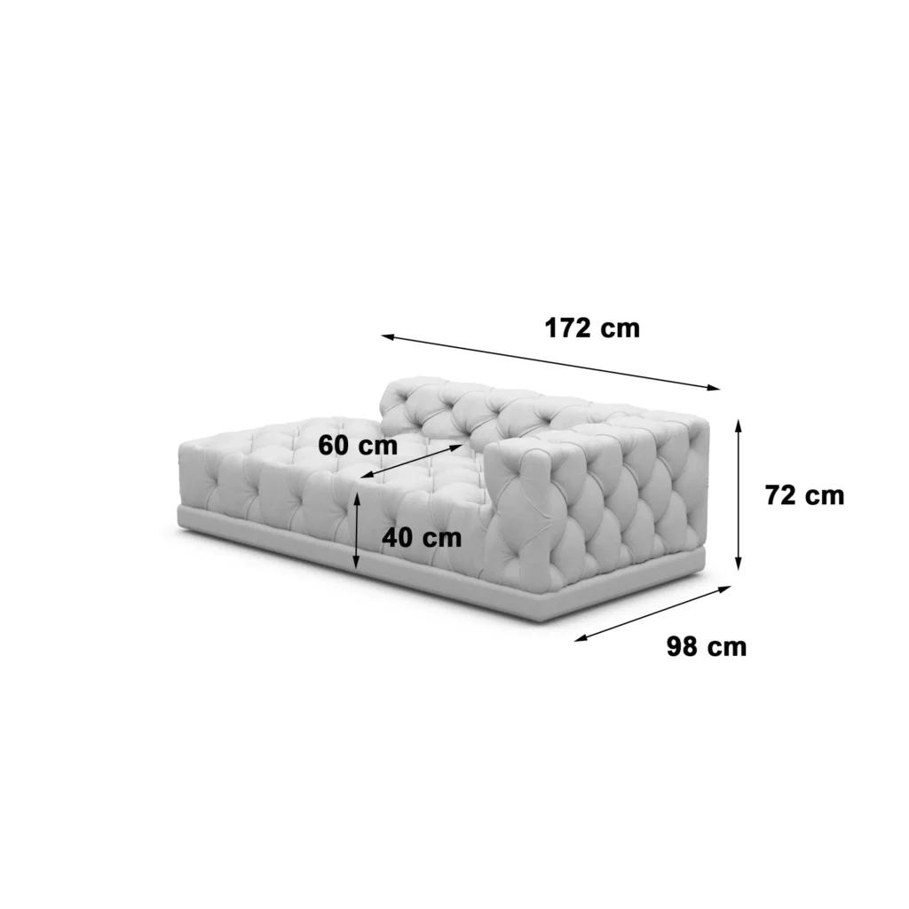 Bouclé Chaise Lounge Meliva