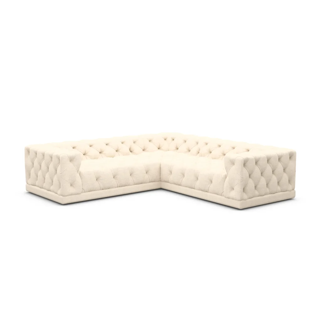 Strukturstoff Ecksofa Meliva