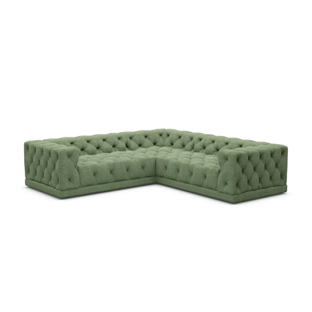 Strukturstoff Ecksofa Meliva