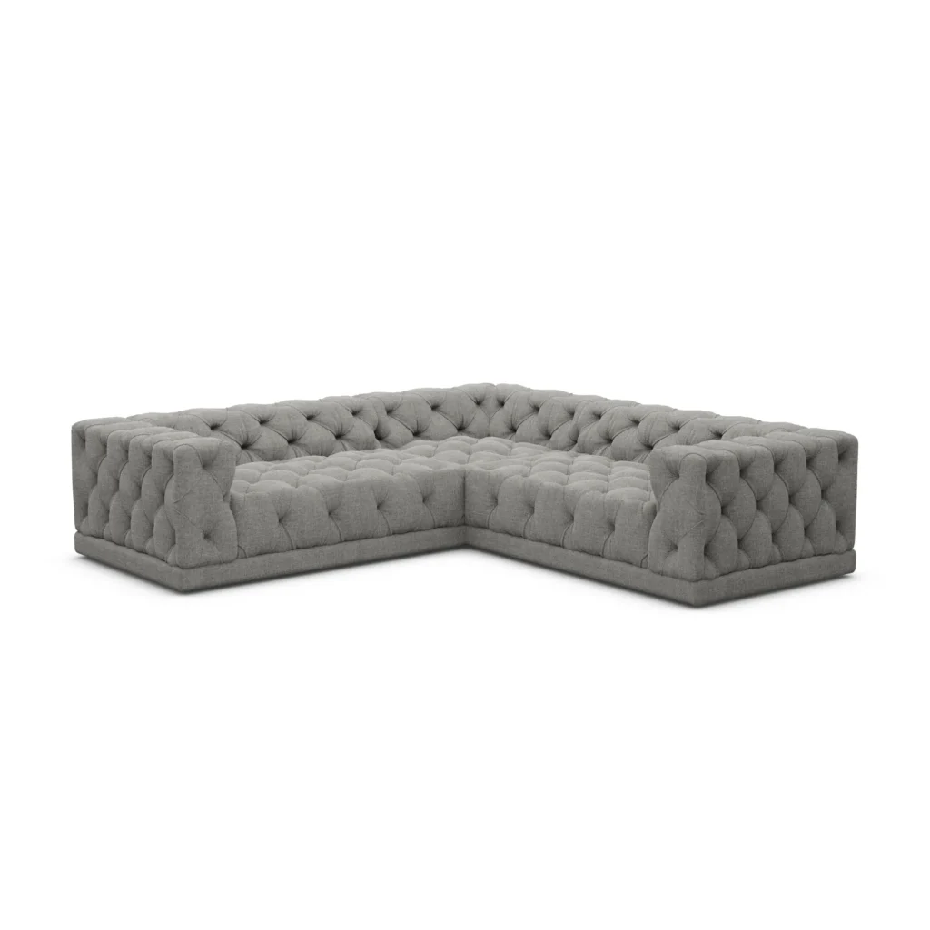 Strukturstoff Ecksofa Meliva