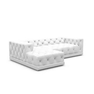 Echtleder L-Form Sofa Meliva