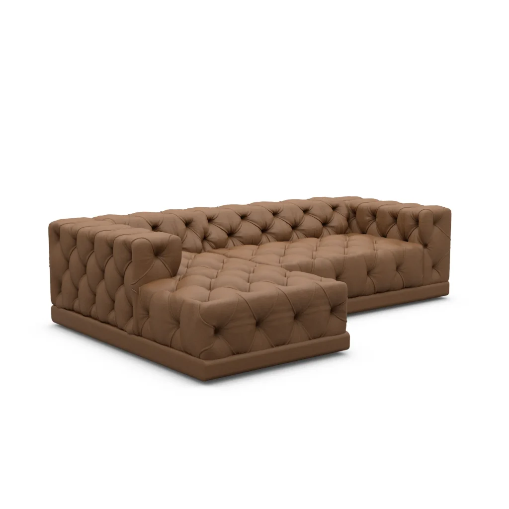 Kunstleder L-Form Sofa Meliva
