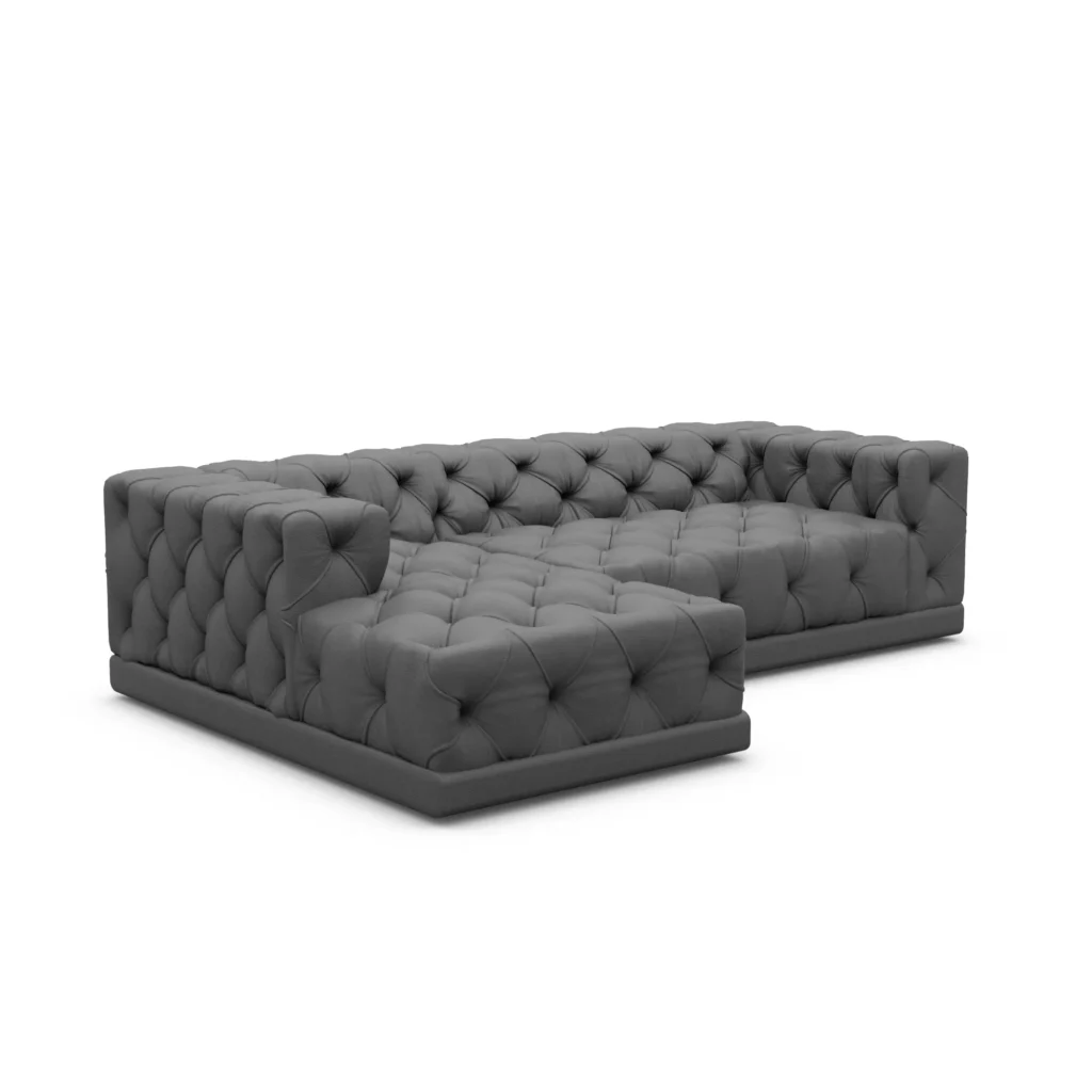 Kunstleder L-Form Sofa Meliva
