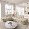 Kunstleder L-Form Lounge Sofa Meliva