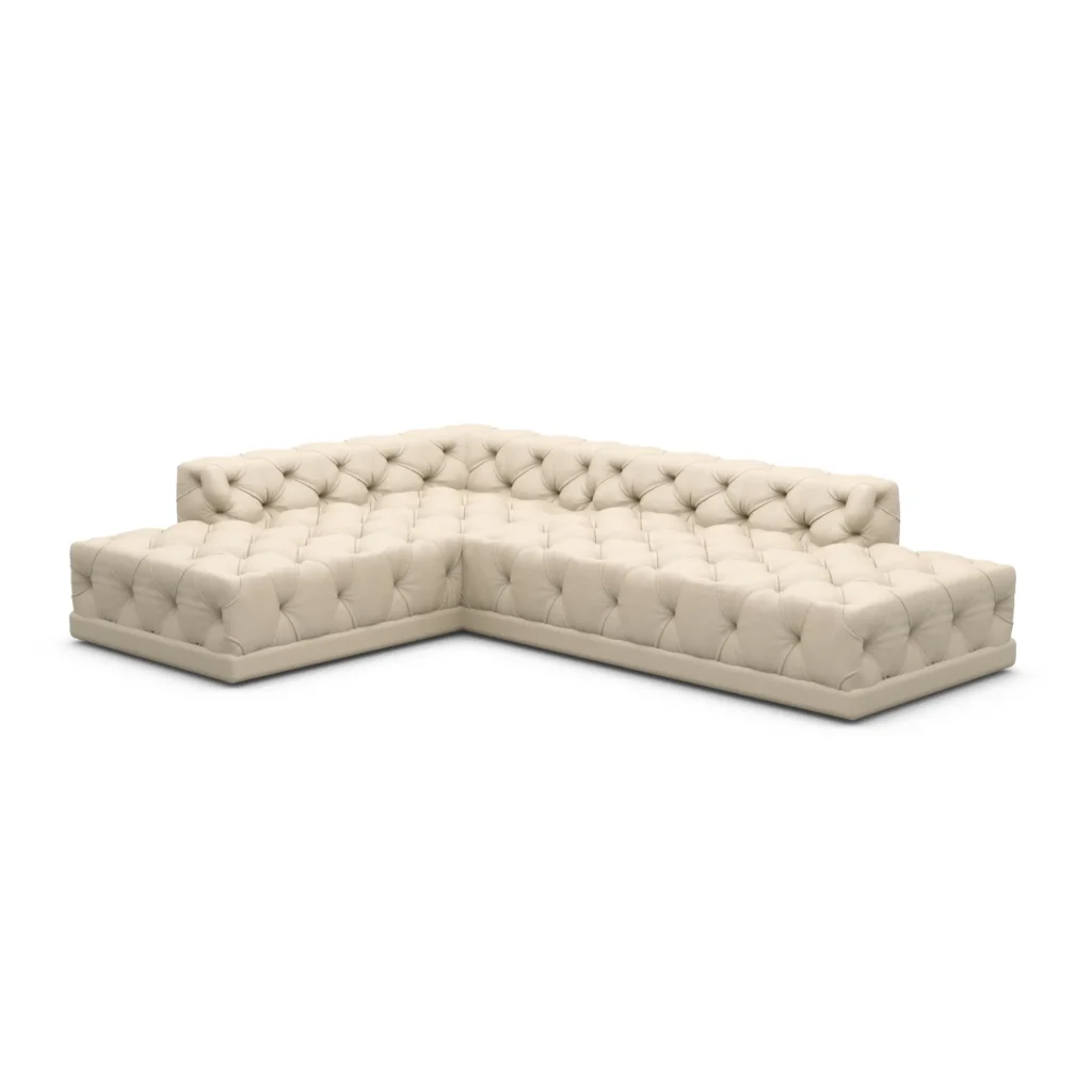 Kunstleder L-Form Lounge Sofa Meliva