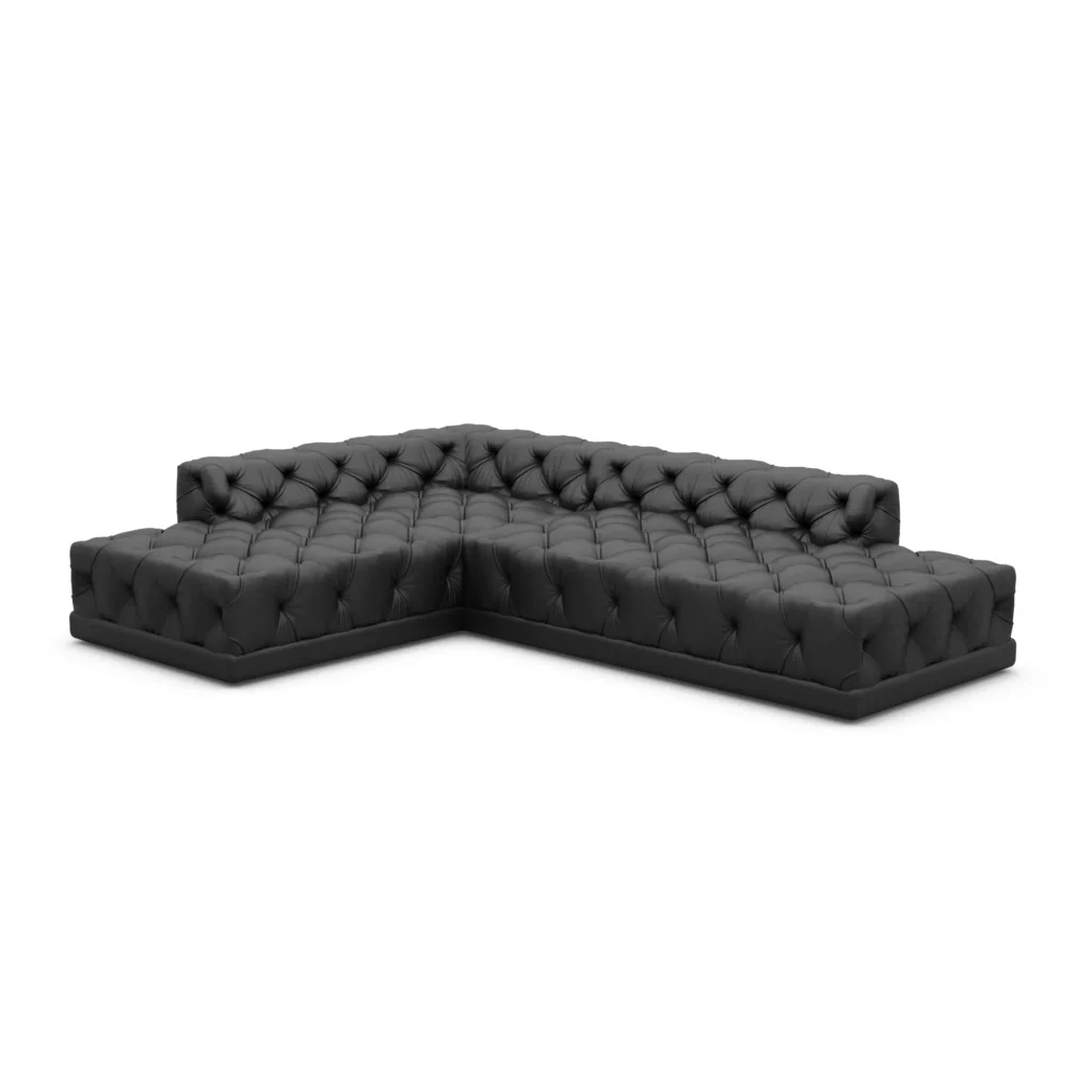 Kunstleder L-Form Lounge Sofa Meliva