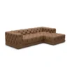 Kunstleder L-Form Sofa Meliva