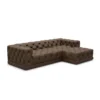 Kunstleder L-Form Sofa Meliva