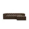 Kunstleder L-Form Sofa Meliva