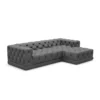 Kunstleder L-Form Sofa Meliva