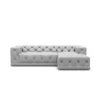 Kunstleder L-Form Sofa Meliva