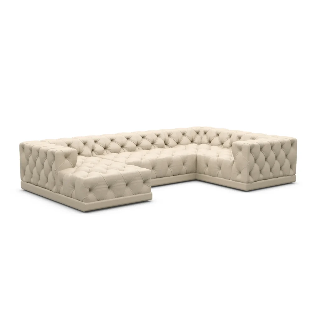 Echtleder U-Form XL Wohnlandschaft Meliva