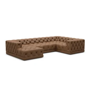 Echtleder U-Form XL Wohnlandschaft Meliva