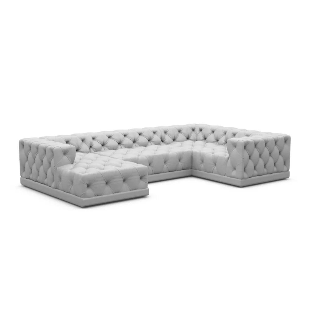 Echtleder U-Form XL Wohnlandschaft Meliva
