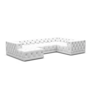 Echtleder U-Form XL Wohnlandschaft Meliva