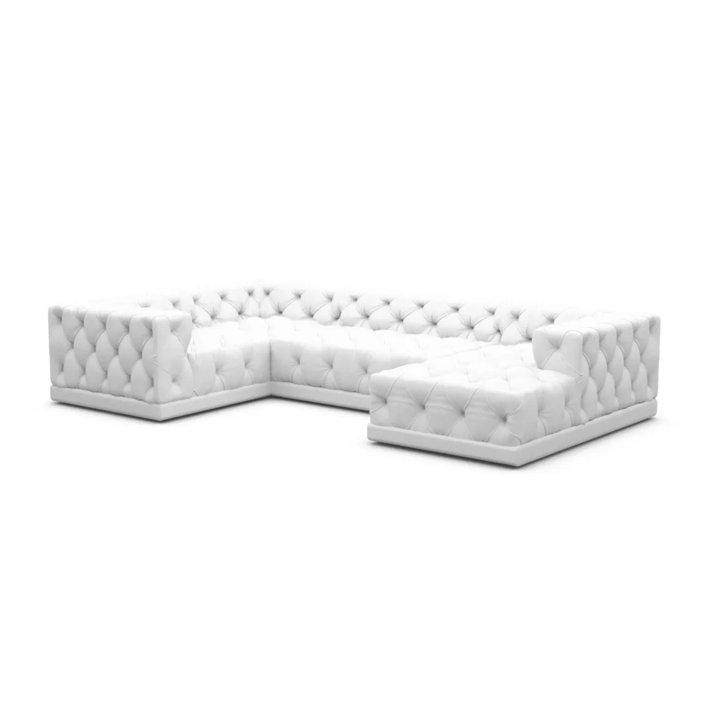 Echtleder U-Form XL Wohnlandschaft Meliva