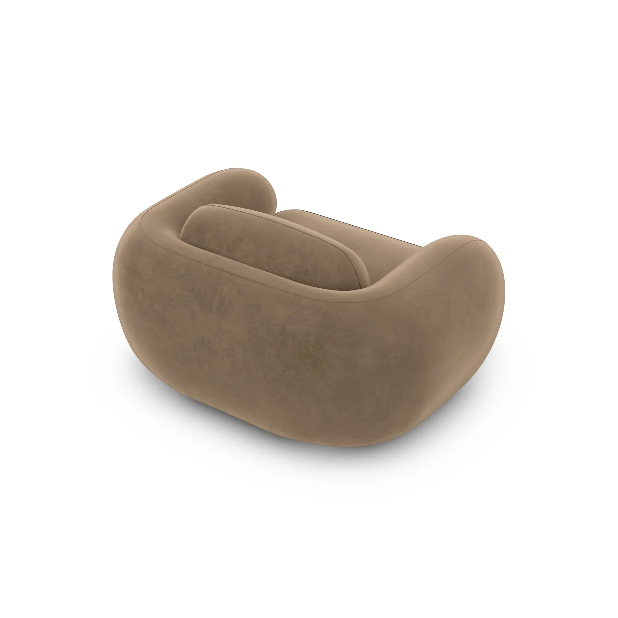 Samtstoff Sessel Mira