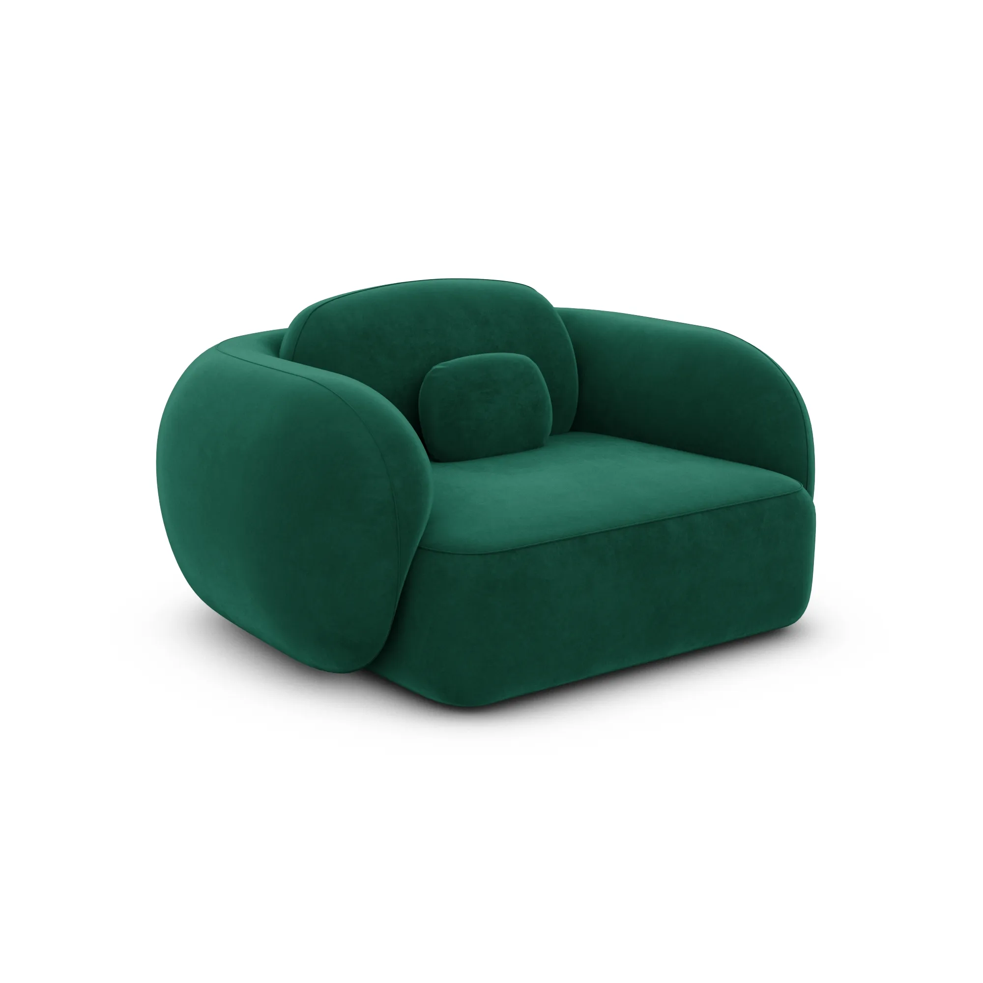 Samtstoff Sessel Mira