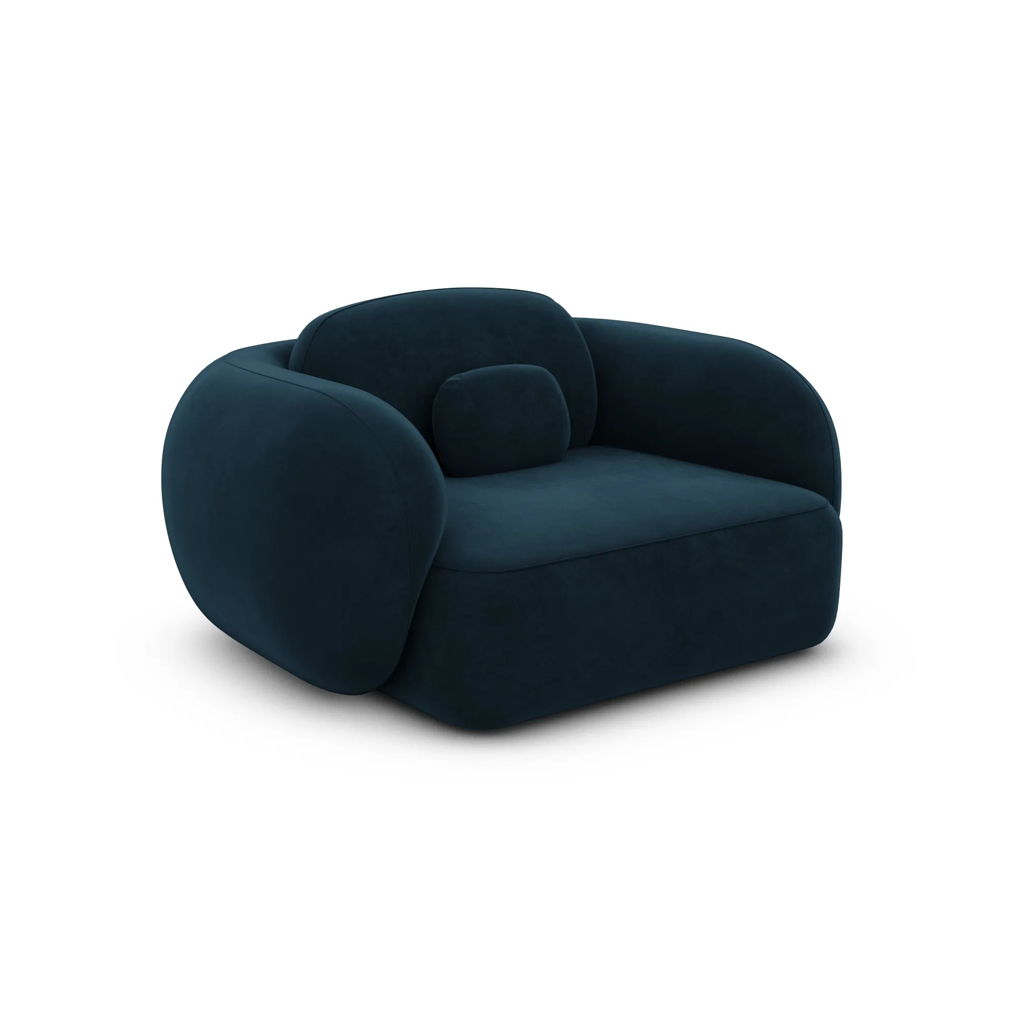 Samtstoff Sessel Mira