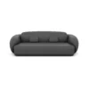 Echtleder 3-Sitzer Couch Mira