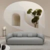 Echtleder 3-Sitzer Couch Mira