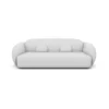 Echtleder 3-Sitzer Couch Mira