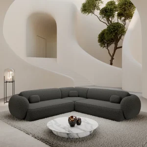 Bouclé Ecksofa Mira