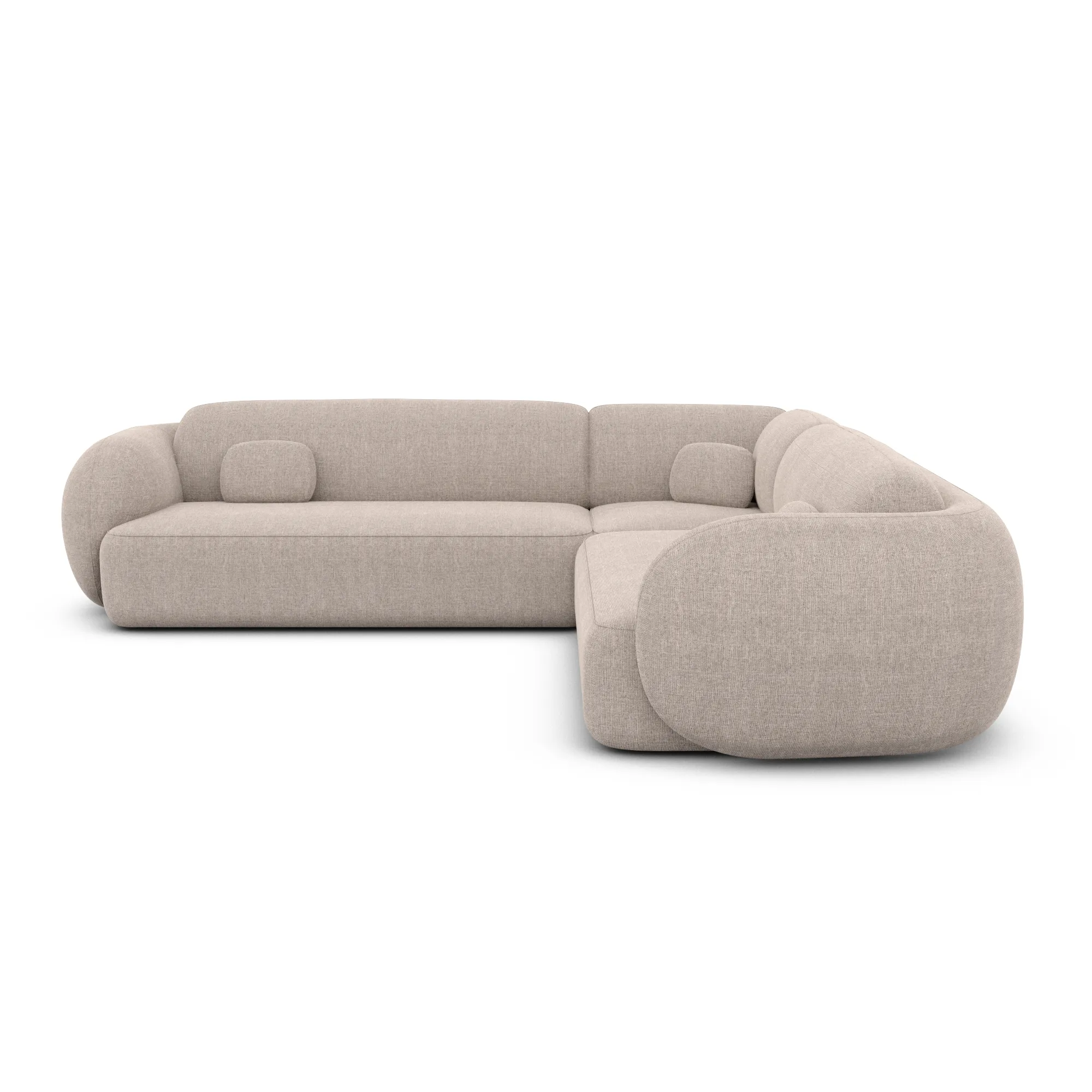 Strukturstoff Ecksofa Mira
