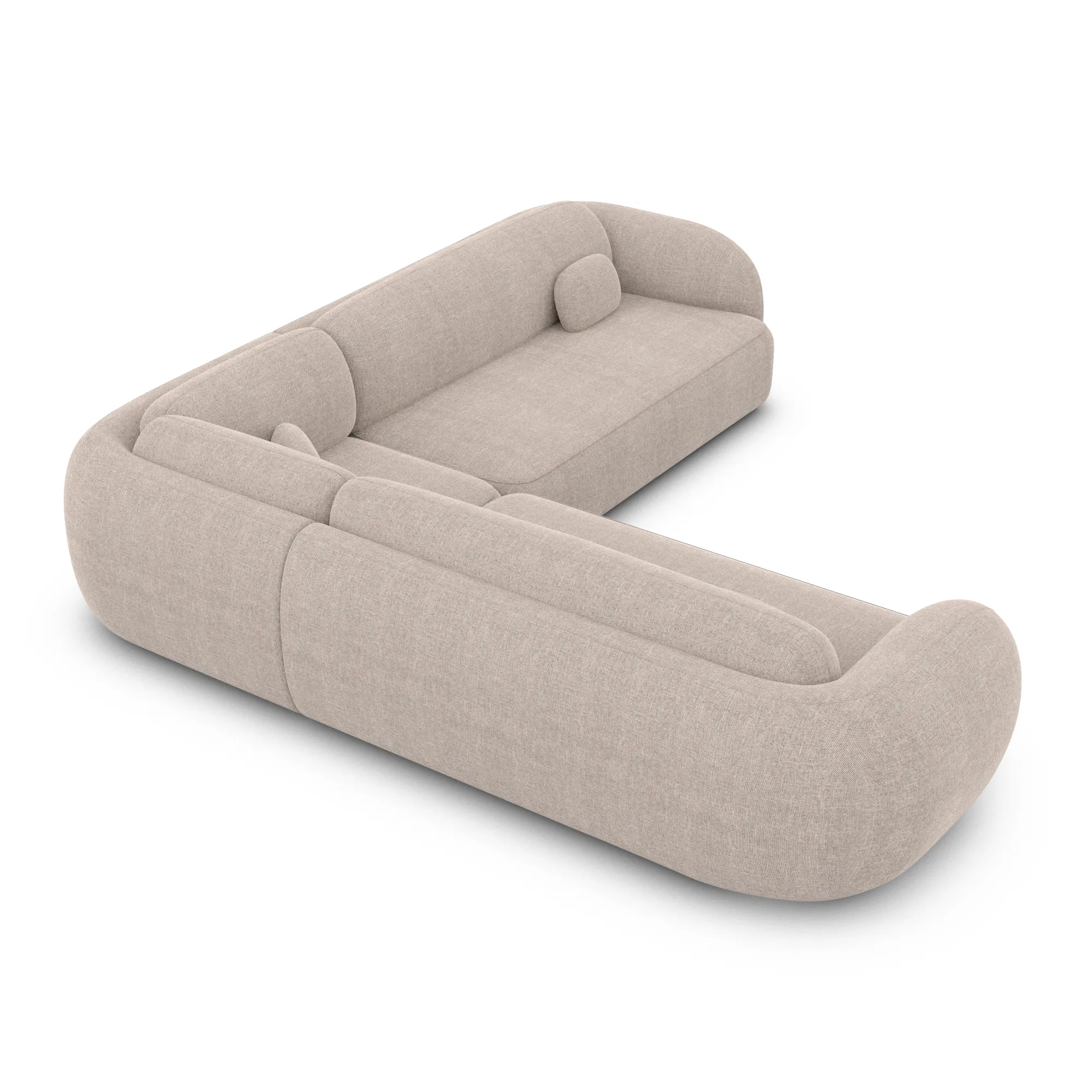 Strukturstoff Ecksofa Mira