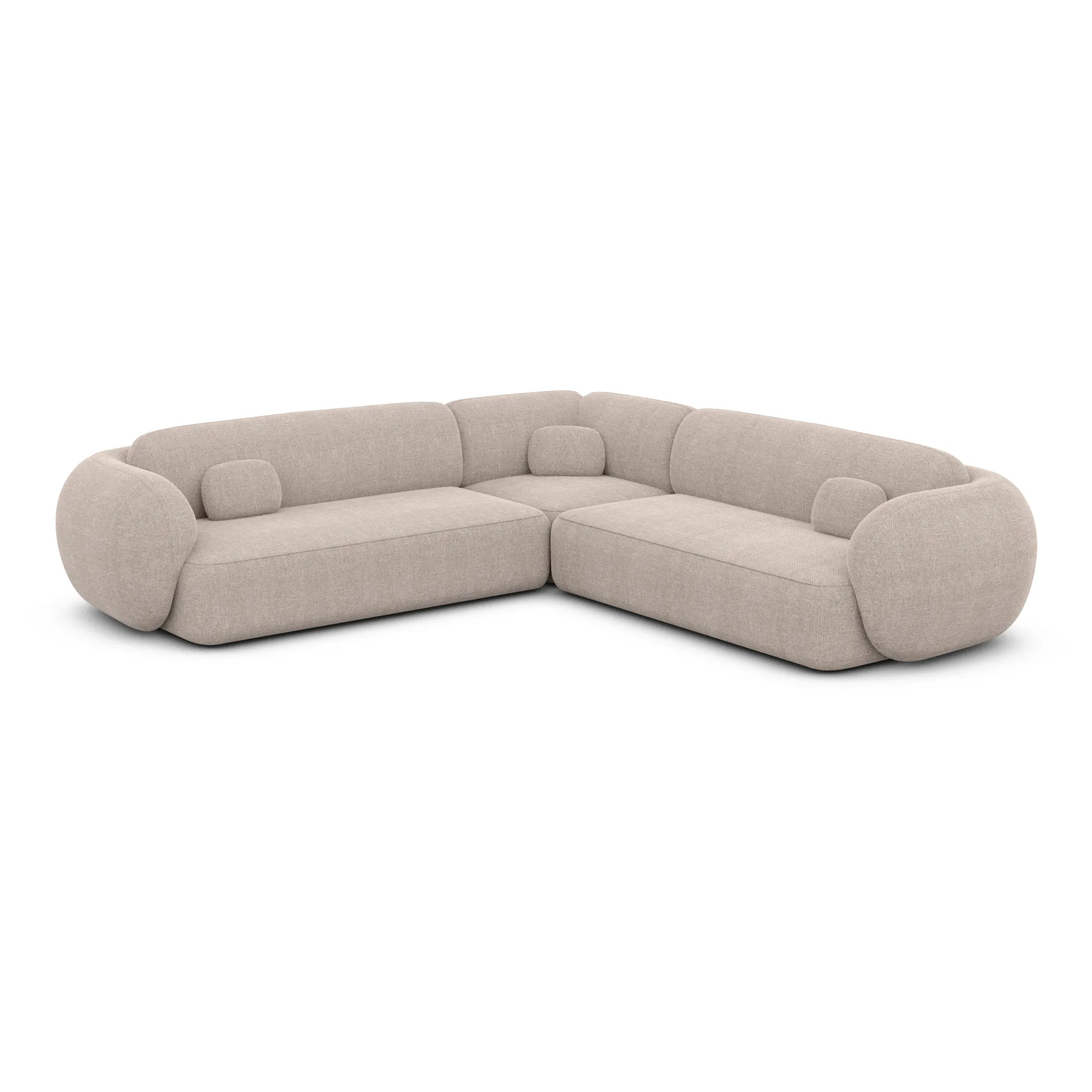 Strukturstoff Ecksofa Mira