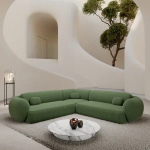 Strukturstoff Ecksofa Mira