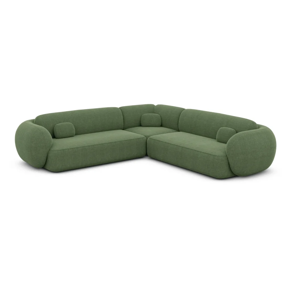 Strukturstoff Ecksofa Mira