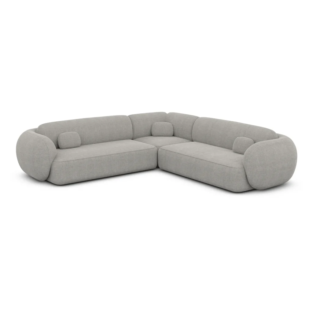 Strukturstoff Ecksofa Mira