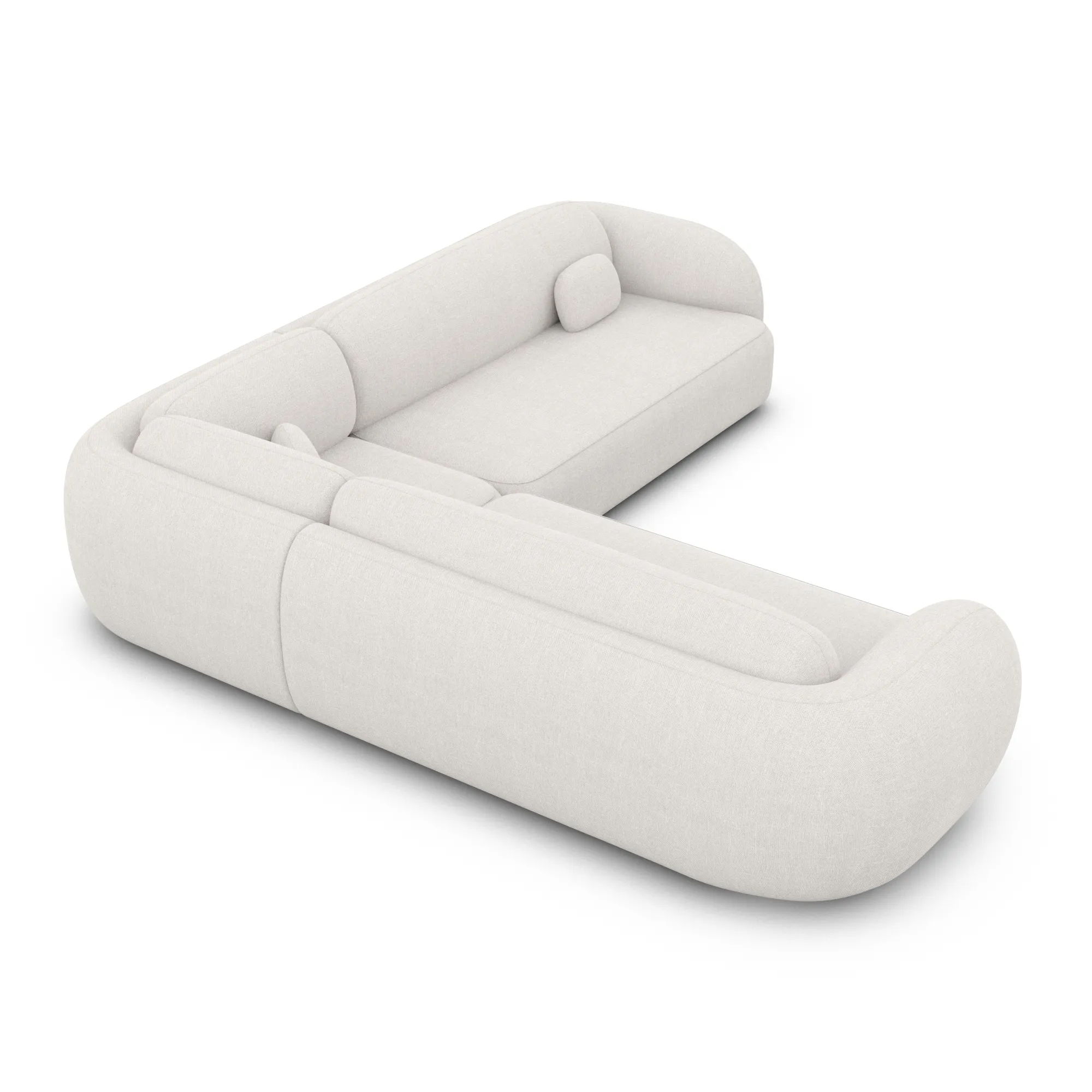 Strukturstoff Ecksofa Mira