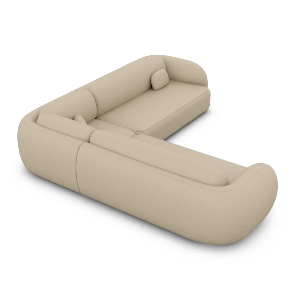 Echtleder Ecksofa Mira