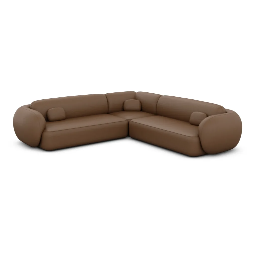 Echtleder Ecksofa Mira