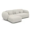 Bouclé L-Form Sofa Mira
